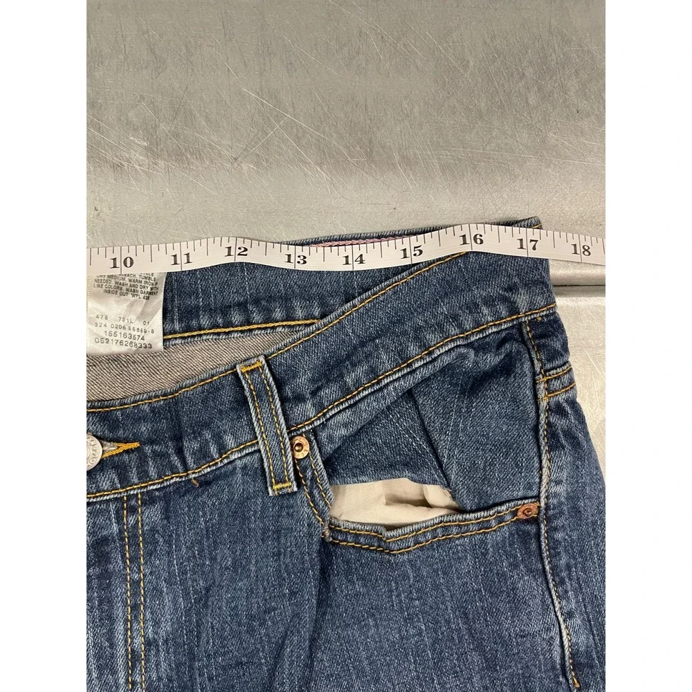 Levis 515 Nouveau Bootcut Jeans‎ Womens 34x32 Blue Medium/Dark Wash Denim